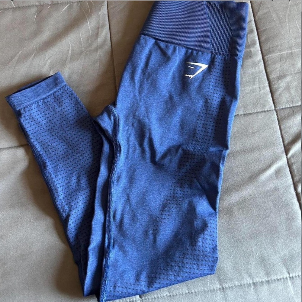 Gym shark blue leggings size small
